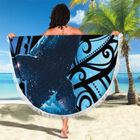 New Zealand Matariki Beach Blanket Maori Humpback Whale Galaxy LT22 - Polynesian Pride