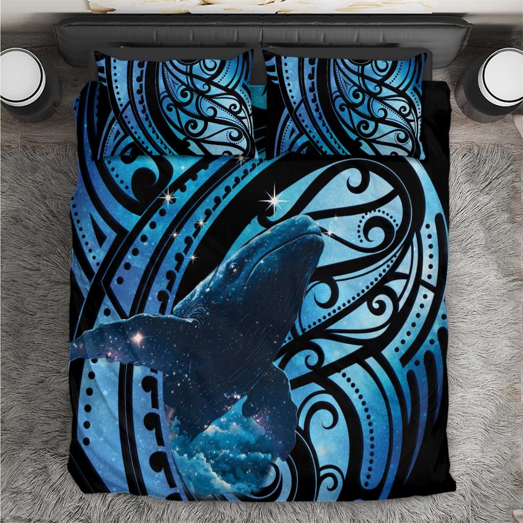 New Zealand Matariki Bedding Set Maori Humpback Whale Galaxy