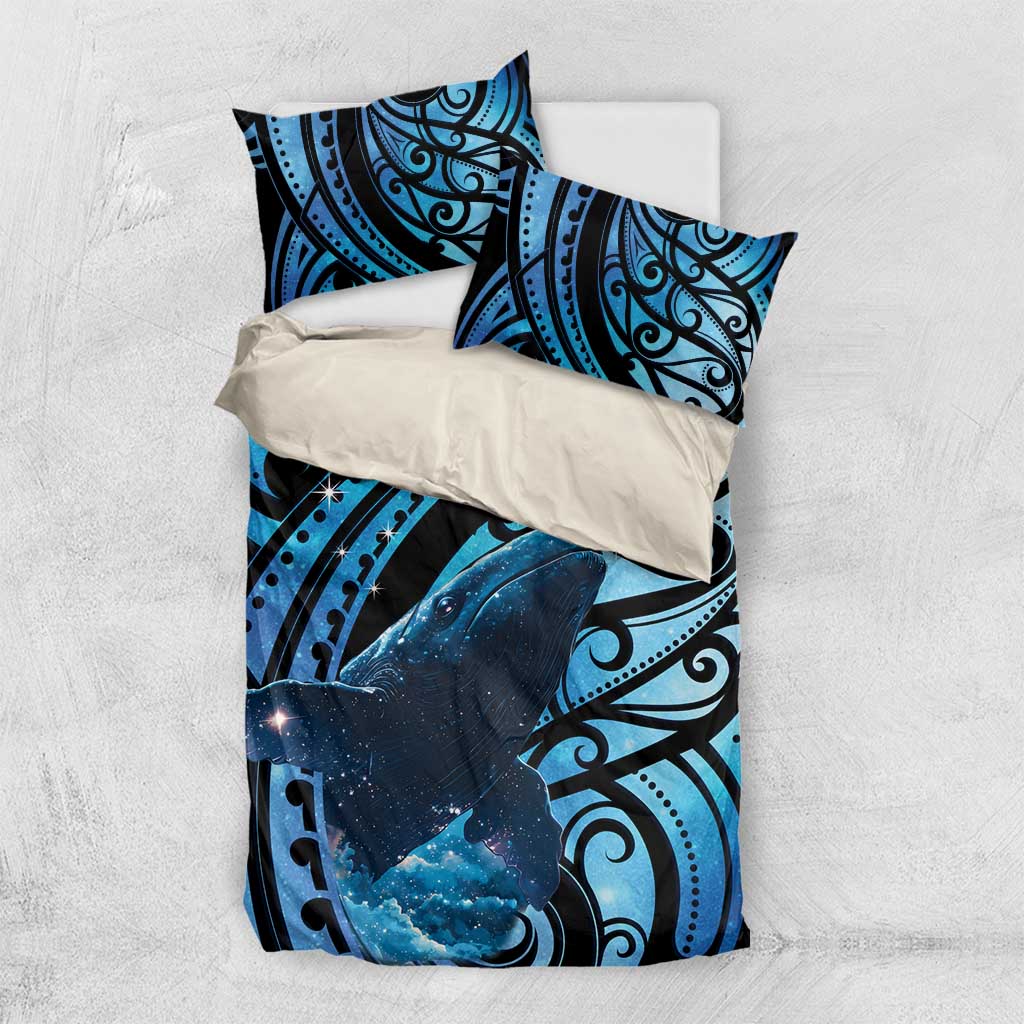 New Zealand Matariki Bedding Set Maori Humpback Whale Galaxy