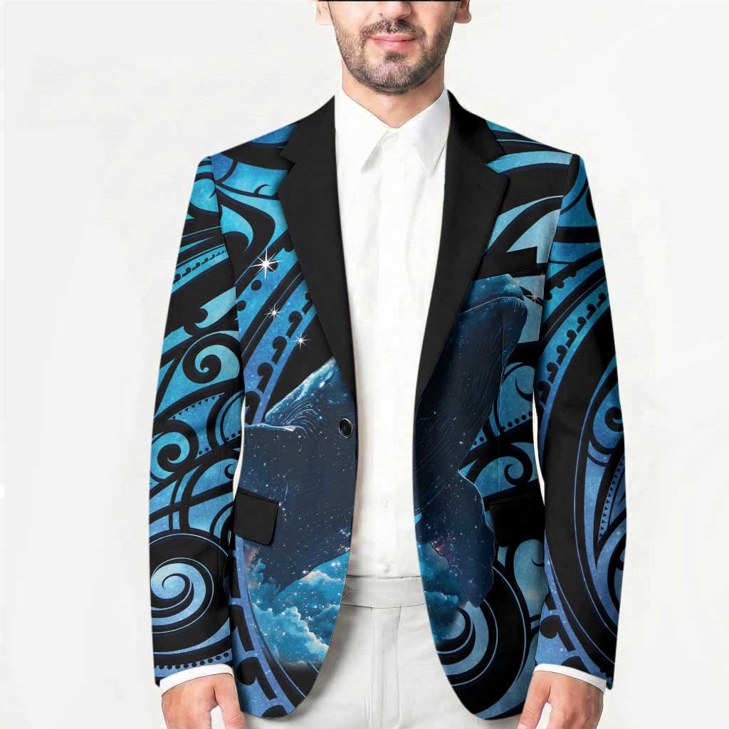 New Zealand Matariki Blazer Maori Humpback Whale Galaxy