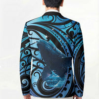 New Zealand Matariki Blazer Maori Humpback Whale Galaxy