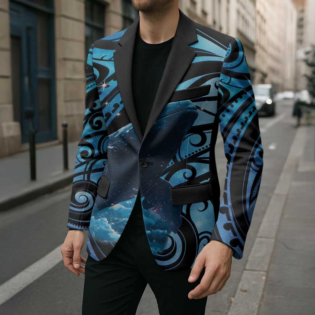 New Zealand Matariki Blazer Maori Humpback Whale Galaxy