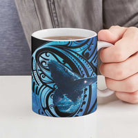 New Zealand Matariki Ceramic Mug Maori Humpback Whale Galaxy