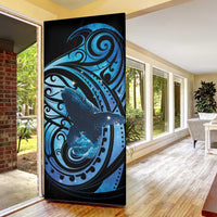New Zealand Matariki Door Cover Maori Humpback Whale Galaxy