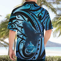 New Zealand Matariki Hawaiian Shirt Maori Humpback Whale Galaxy