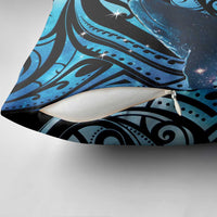 New Zealand Matariki Pillow Cover Maori Humpback Whale Galaxy