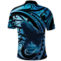 New Zealand Matariki Polo Shirt Maori Humpback Whale Galaxy