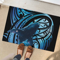 New Zealand Matariki Rubber Doormat Maori Humpback Whale Galaxy