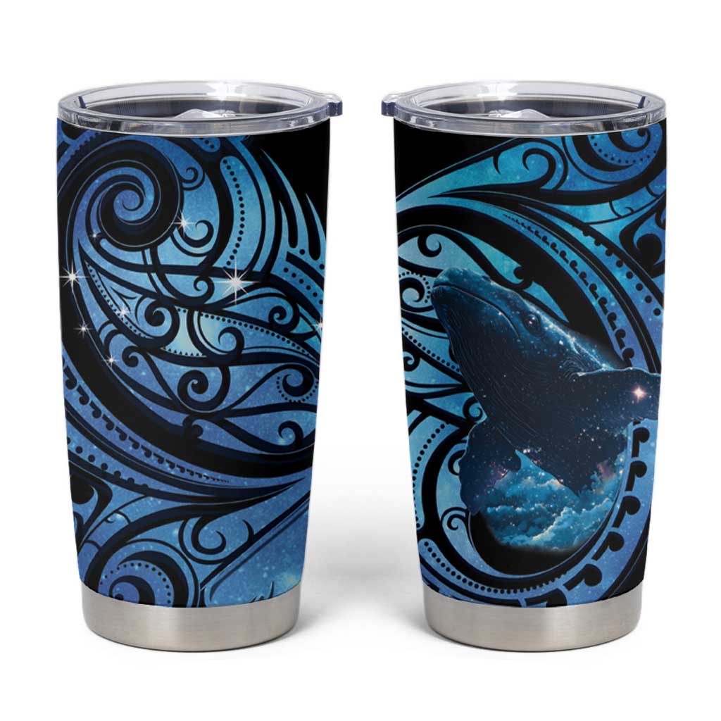 New Zealand Matariki Tumbler Cup Maori Humpback Whale Galaxy