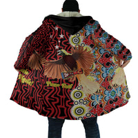Personalised Papua New Guinea Pidgin Language Week Cloak Halo Olgeta Tok Pisin Wik Bird Of Paradise Oro Batik LT22 - Polynesian Pride