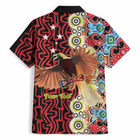 Personalised Papua New Guinea Pidgin Language Week Hawaiian Shirt Halo Olgeta Tok Pisin Wik Bird Of Paradise Oro Batik LT22 - Polynesian Pride