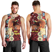 Personalised Papua New Guinea Pidgin Language Week Men Tank Top Halo Olgeta Tok Pisin Wik Bird Of Paradise Oro Batik LT22 - Polynesian Pride