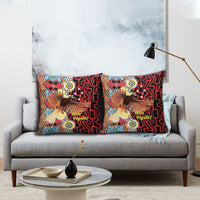 Papua New Guinea Pidgin Language Week Pillow Cover Halo Olgeta Tok Pisin Wik Bird Of Paradise Oro Batik LT22 - Polynesian Pride