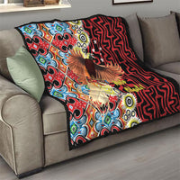 Papua New Guinea Pidgin Language Week Quilt Halo Olgeta Tok Pisin Wik Bird Of Paradise Oro Batik LT22 - Polynesian Pride