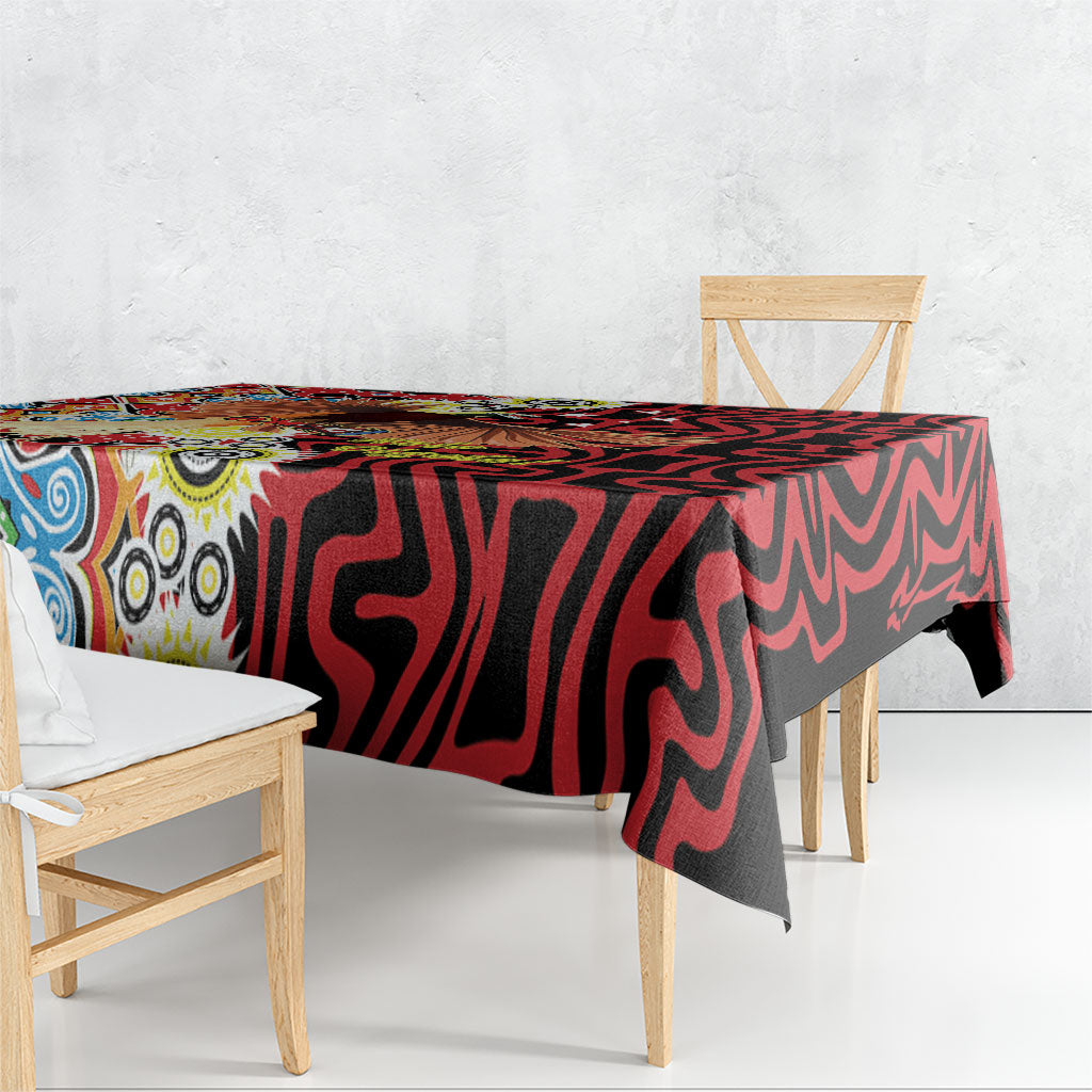 Papua New Guinea Pidgin Language Week Tablecloth Halo Olgeta Tok Pisin Wik Bird Of Paradise Oro Batik LT22 - Polynesian Pride