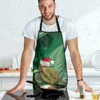 New Zealand Kakapo Christmas In July Apron Silver Fern Santa Xmas Green Color LT22 - Polynesian Pride