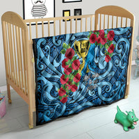 New Zealand Father's Day Quilt Best Dad Trophy Red Rose Maori Pattern LT22 - Polynesian Pride