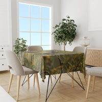 New Zealand Kaka Bird Tablecloth Kowhai Flower Landscape Style