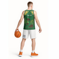 Personalised South Canterbury Anniversary Day Basketball Jersey Kiwi Kowhai Silver Fern Maori Pattern LT22 - Polynesian Pride