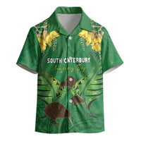 Personalised South Canterbury Anniversary Day Kid Hawaiian Shirt Kiwi Kowhai Silver Fern Maori Pattern LT22 - Polynesian Pride