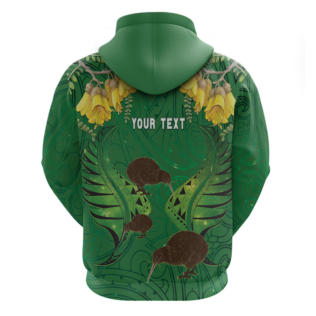 Personalised South Canterbury Anniversary Day Zip Hoodie Kiwi Kowhai Silver Fern Maori Pattern LT22 - Polynesian Pride