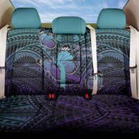 New Zealand Suicide Prevention Month Back Car Seat Cover Maori Mauri Tu Mauri Ora Polynesian Pattern LT22 One Size Teal - Polynesian Pride