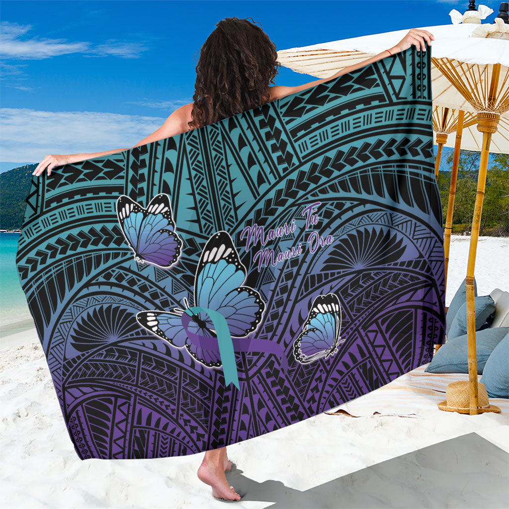 New Zealand Suicide Prevention Month Sarong Maori Mauri Tu Mauri Ora Polynesian Pattern