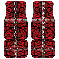 Aotearoa Iwi Ngapuhi Car Mats Tuhoronuku Kite United Tribes Flag Maori Pattern LT22 - Polynesian Pride