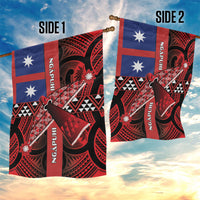 Aotearoa Iwi Ngapuhi Garden Flag Tuhoronuku Kite United Tribes Flag Maori Pattern LT22 - Polynesian Pride