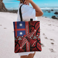 Aotearoa Iwi Ngapuhi Tote Bag Tuhoronuku Kite United Tribes Flag Maori Pattern LT22 - Polynesian Pride