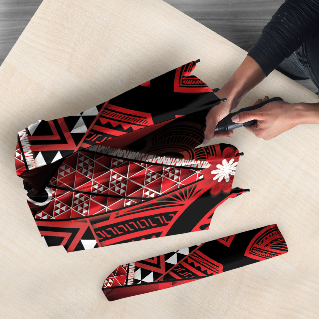 Aotearoa Iwi Ngapuhi Umbrella Tuhoronuku Kite United Tribes Flag Maori Pattern LT22 - Polynesian Pride