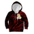 Hawaii Kid Hoodie Maui Islands Pacific Plumeria Red Vibe LT9 Red - Polynesian Pride