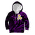 Personalised Maui Hawaii Kid Hoodie Polynesian Tattoo and Pacific Plumeria Purple Vibe LT9 Hoodie Purple - Polynesian Pride