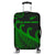 (Rachel Mohi-Davies) New Zealand Rugby Maori Luggage Cover Silver Fern Koru Vibes - Green LT8 - Polynesian Pride