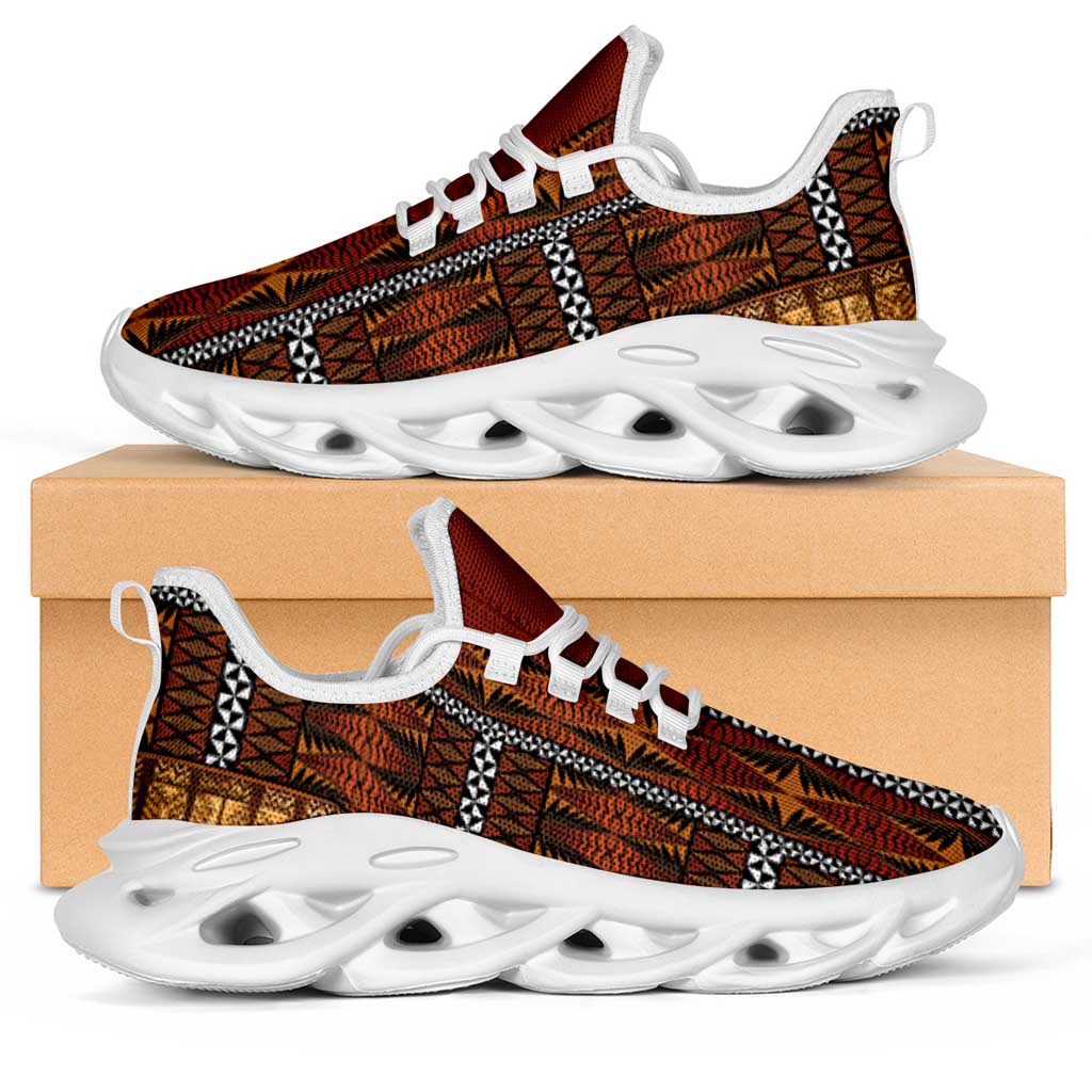 Malo e Lelei Tonga Clunky Sneakers Tongan Ngatu Tapa Cloth - Polynesian Pride