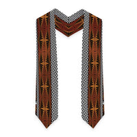 Malo e Lelei Tonga Graduation Stole Tongan Ngatu Tapa Cloth - Polynesian Pride