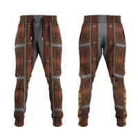 Malo e Lelei Tonga Jogger Pants Tongan Ngatu Tapa Cloth - Polynesian Pride