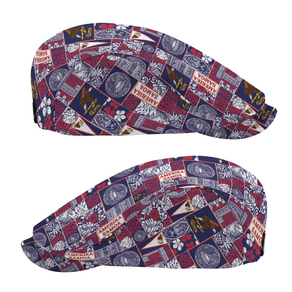 Manuia le Kerisimasi American Samoa Jeff Hat Pacific Patchwork Xmas Vibes LT9 - Polynesian Pride