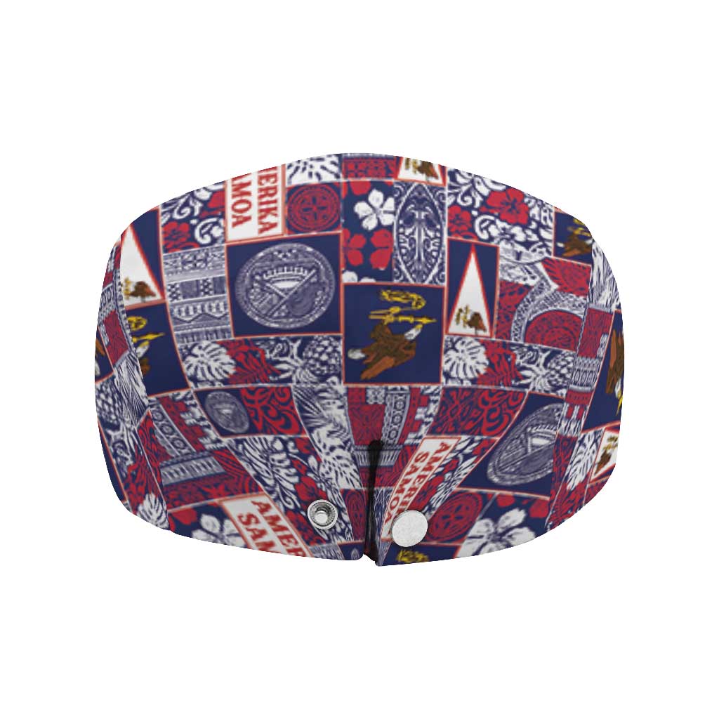 Manuia le Kerisimasi American Samoa Jeff Hat Pacific Patchwork Xmas Vibes LT9 - Polynesian Pride