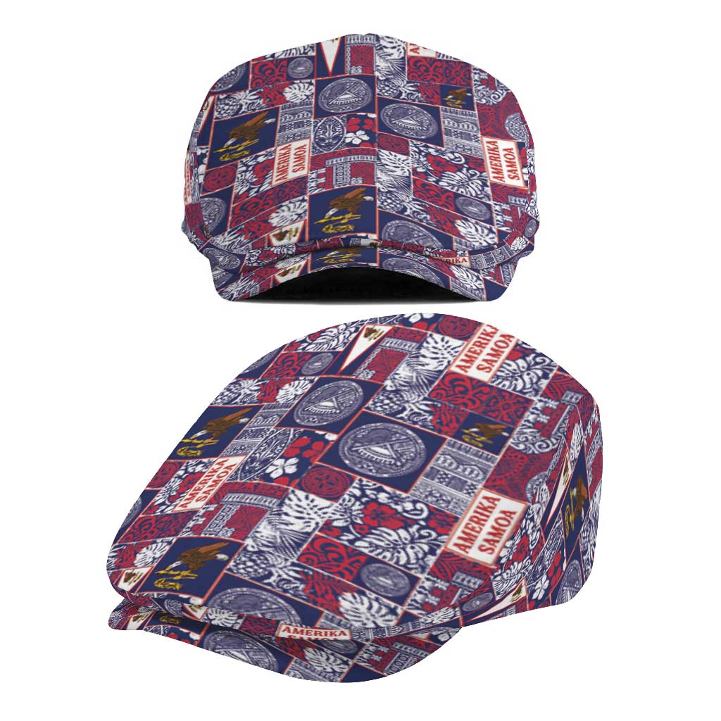 Manuia le Kerisimasi American Samoa Jeff Hat Pacific Patchwork Xmas Vibes LT9 - Polynesian Pride