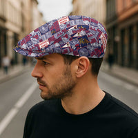 Manuia le Kerisimasi American Samoa Jeff Hat Pacific Patchwork Xmas Vibes LT9 - Polynesian Pride