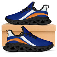 Marshall Islands Clunky Sneakers Flag-Inspired Curve Style LT05 Blue - Polynesian Pride