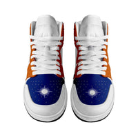 Marshall Islands High Sneakers AJ1 Coat Of Arms Flag Inspired LT05 - Polynesian Pride
