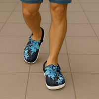 Matariki New Zealand Clogs Shoes Maori Pattern Blue Galaxy - Polynesian Pride