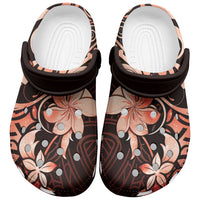 Matariki New Zealand Clogs Shoes Maori Pattern Red Galaxy - Polynesian Pride
