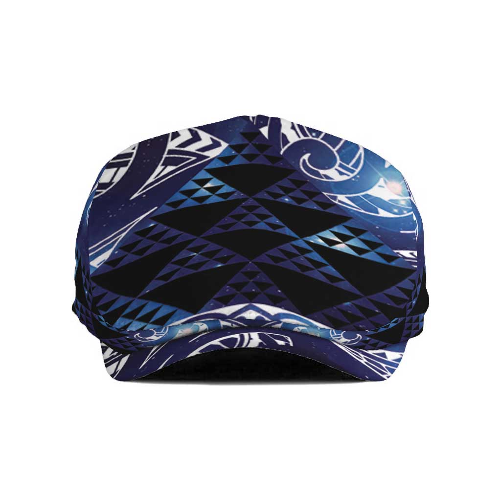 Matariki New Zealand Jeff Hat NZ Niho Taniwha Maori New Year Blue Galaxy LT14 Blue - Polynesian Pride