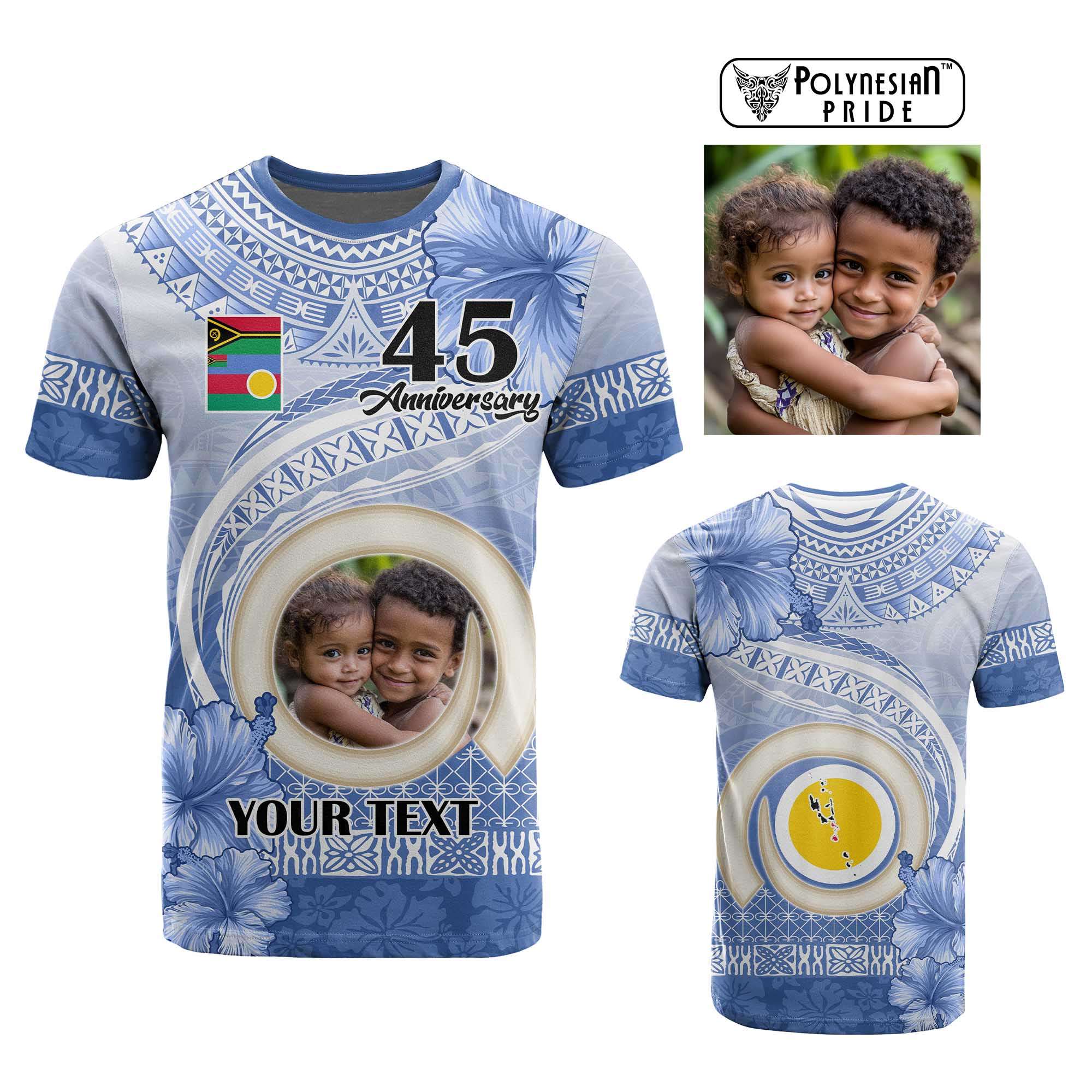 Custom Photo Shefa Province T Shirt Vanuatu Yumi Indipendens Dei CTM09