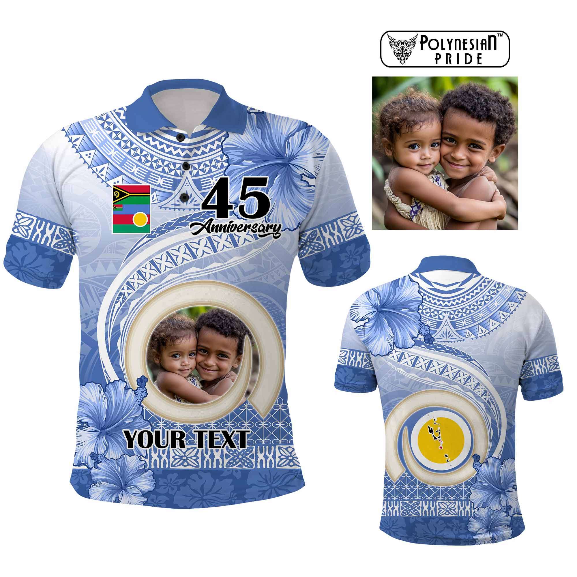 Custom Photo Shefa Province Polo Shirt Vanuatu Yumi Indipendens Dei CTM09