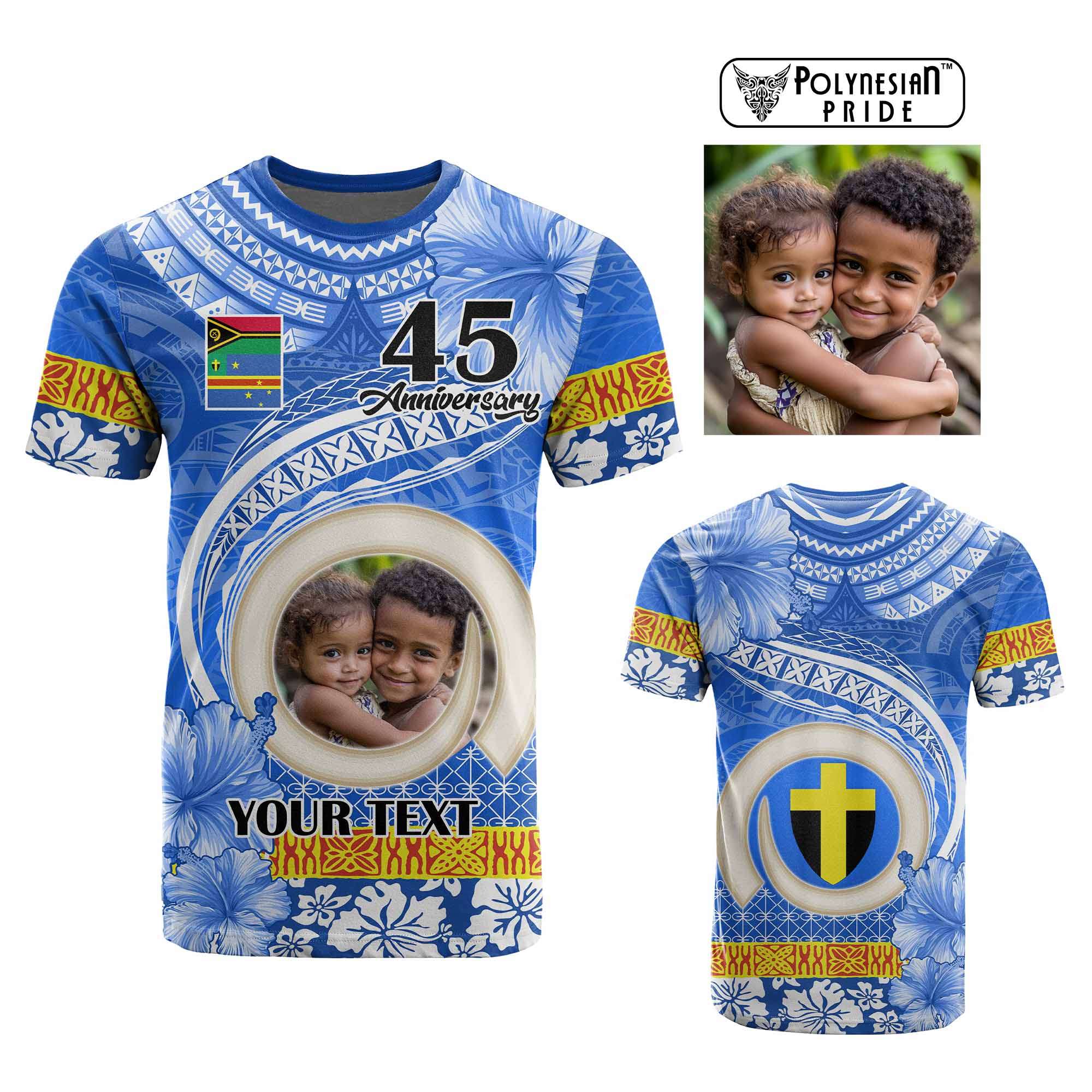 Custom Photo Tafea Province T Shirt Vanuatu Yumi Indipendens Dei CTM09
