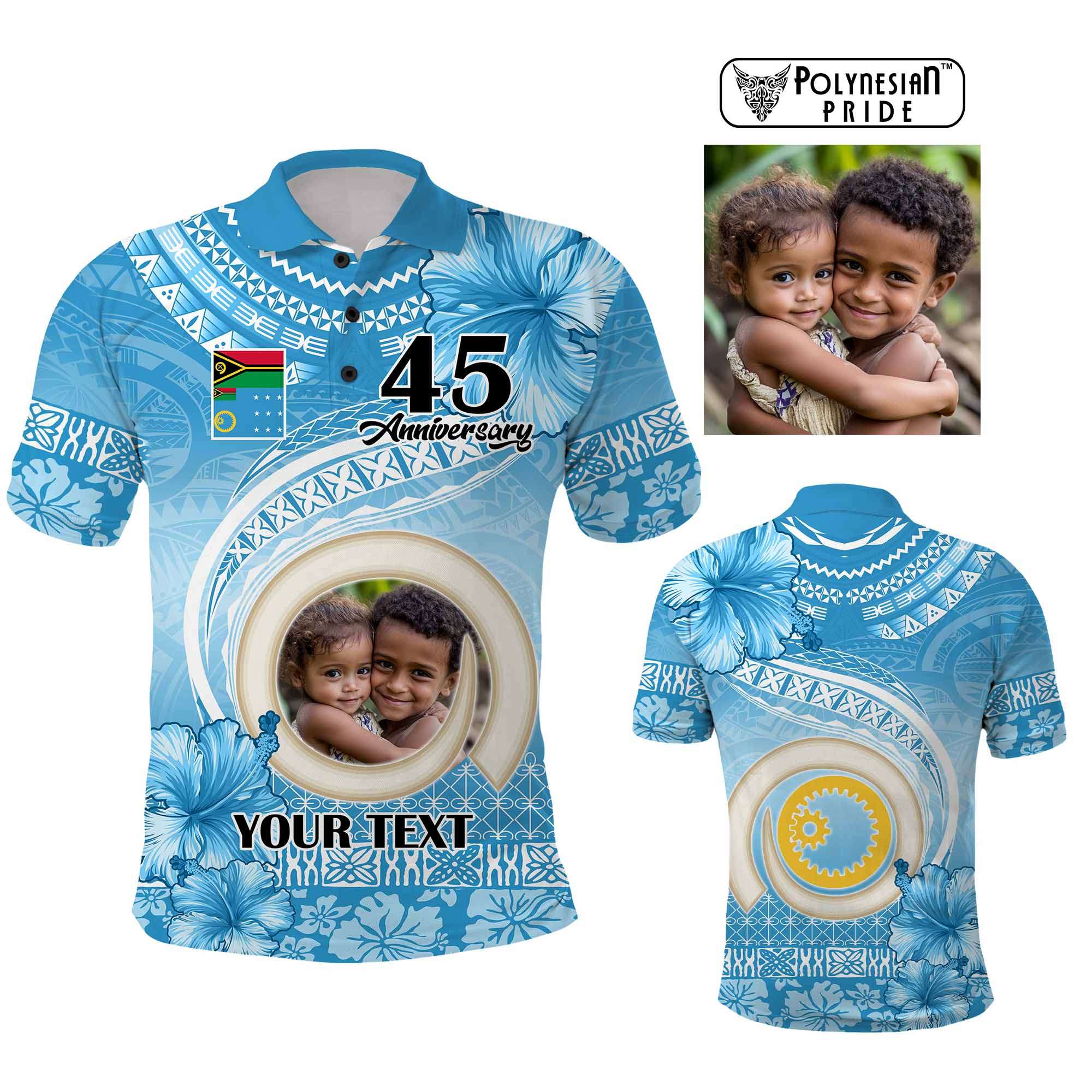 Custom Photo Sanma Province Polo Shirt Vanuatu Yumi Indipendens Dei CTM09